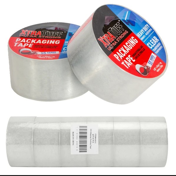 XtraTuff Packing Tape 1.89in by 55yd Clear (44009)