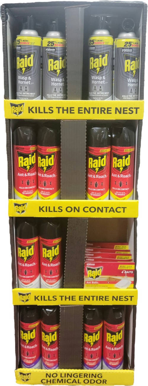 Raid Ant & Roach - Ant Baits - Wasp & Hornet ( 33 units )