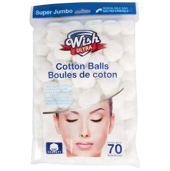 Wish Cotton Balls 70CT (24010)