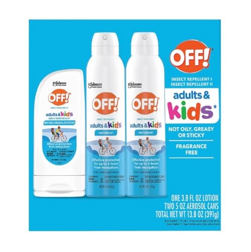 Off Adults & Kids Aerosol & Lotion 3ct