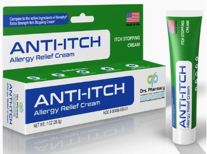 Drs. Pharmacy 1oz. Anti-Itch Allergy Relief Cream (DRS-00012)