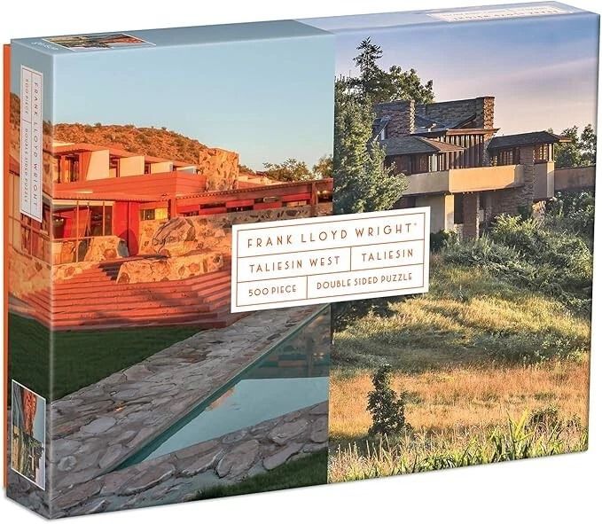 Frank Lloyd Wright Taliesin and Taliesin West 500 Piece Double-Sided Puzzle