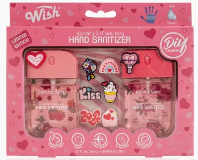 Wish Liquid Hand Sanitizer Spray 1.5oz 2pk (OL60428)