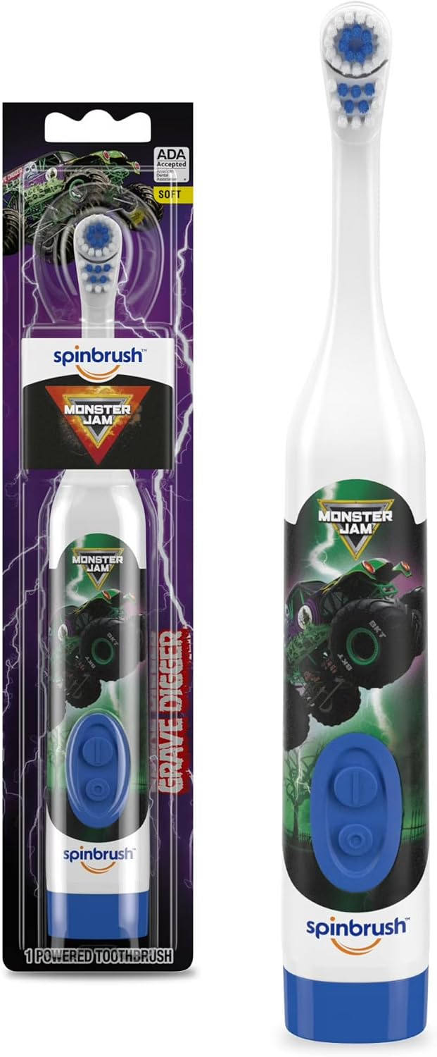 SPINBRUSH KIDS POWER TOOTHBRUSH MONSTER JAM (BEAU-039453)