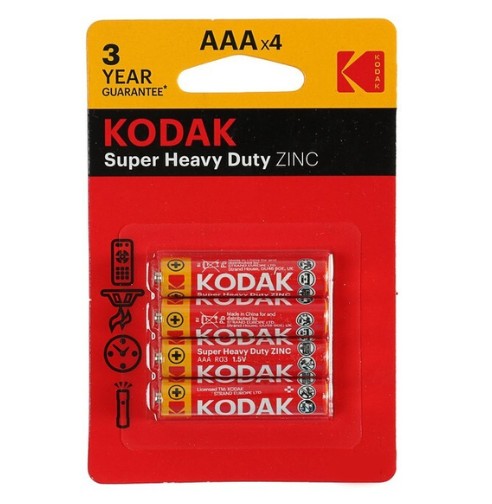 Kodak Super Heavy Duty Zinc AAA Batteries