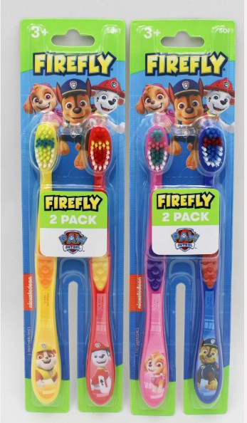FIREFLY TOOTHBRUSH 2ct - PAW PATROL -- SOFT (BEAU-041262)