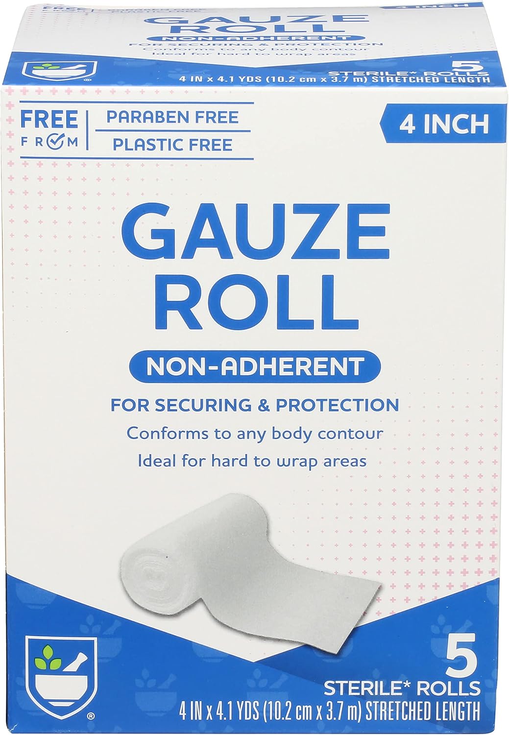 RITE AID 5ct GAUZE ROLL 4"X4.1 YD (HEAL-040604)