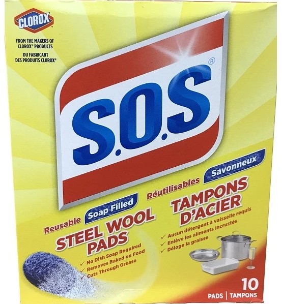SOS Soap Pads 10CT Regular (C01346)