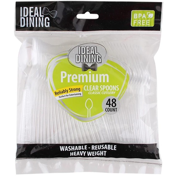 Ideal Dining PS 48CT Clear Spoon (36023)
