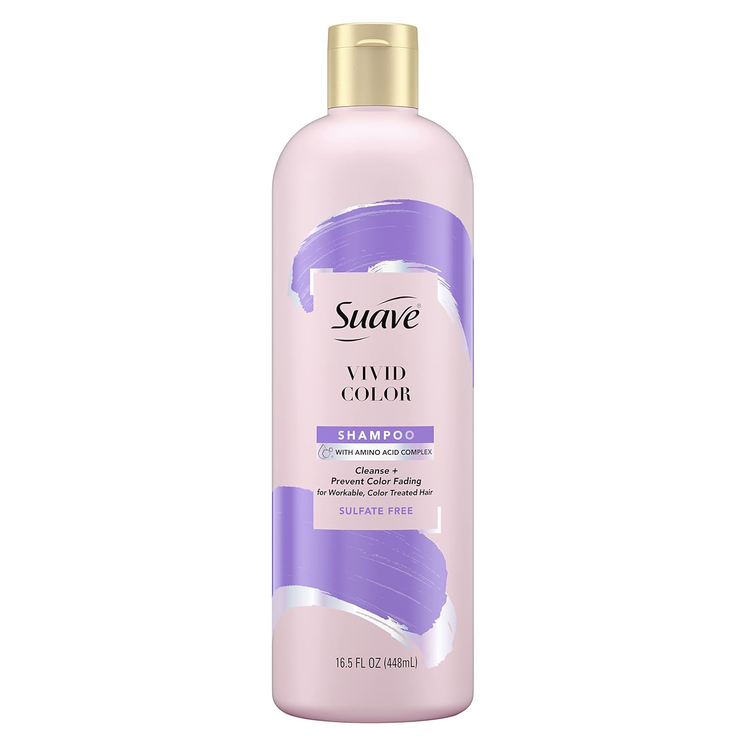 Suave Vivid Color with Amino Acid Complex Shampoo All Hair Types 16.5 Fl Oz