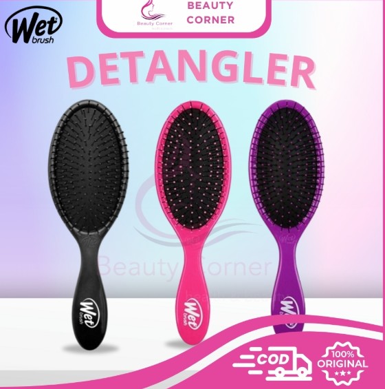 WET BRUSH ORIGINAL DETANGLER 3 ASSORTED COLORS (BEAU-042349)