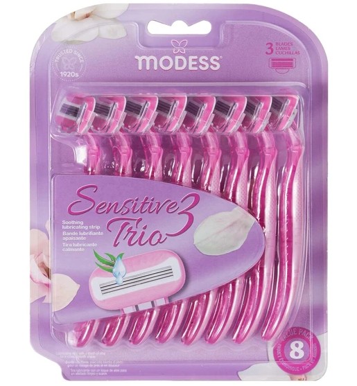Modess Razor Triple Blade 8PK (67215)