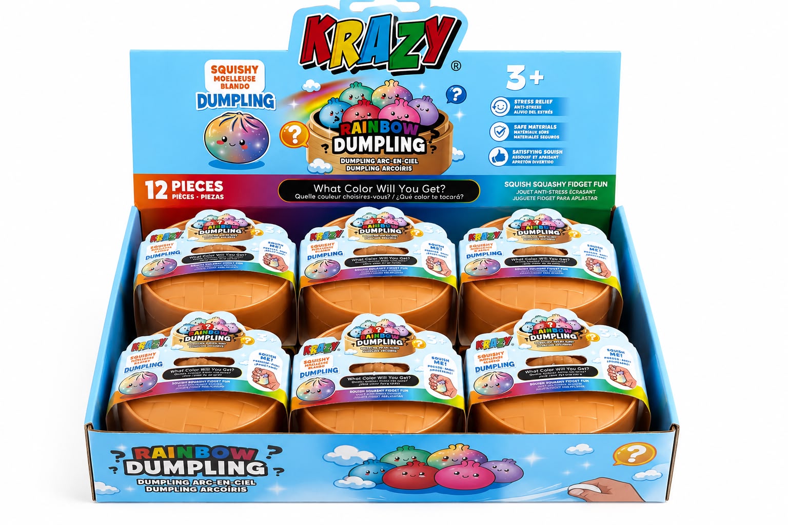 Krazy Surprise Squishy Dumplings Rainbow (84147)
