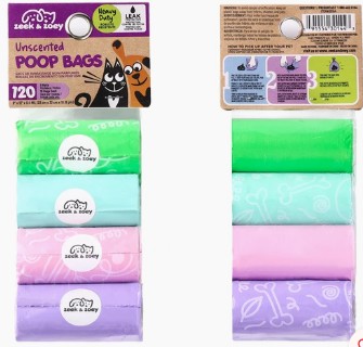 Zeek & Zoey Poop Bags 120CT 9x13Inch (30144)