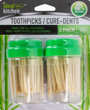 Ideal Kitchen Toothpick 600CT 2PK (39003)