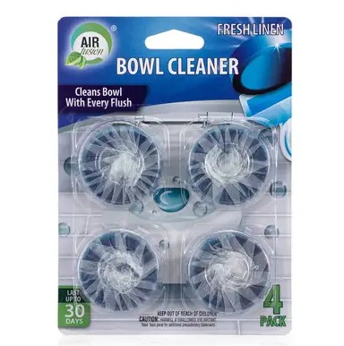 Air Fusion Bowl Cleaner & Freshener 4PK Linen (60112)