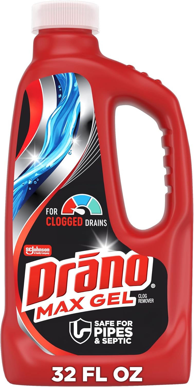 DRANO MAX GEL CLOG REMOVER 32oz (CLEA-010252)