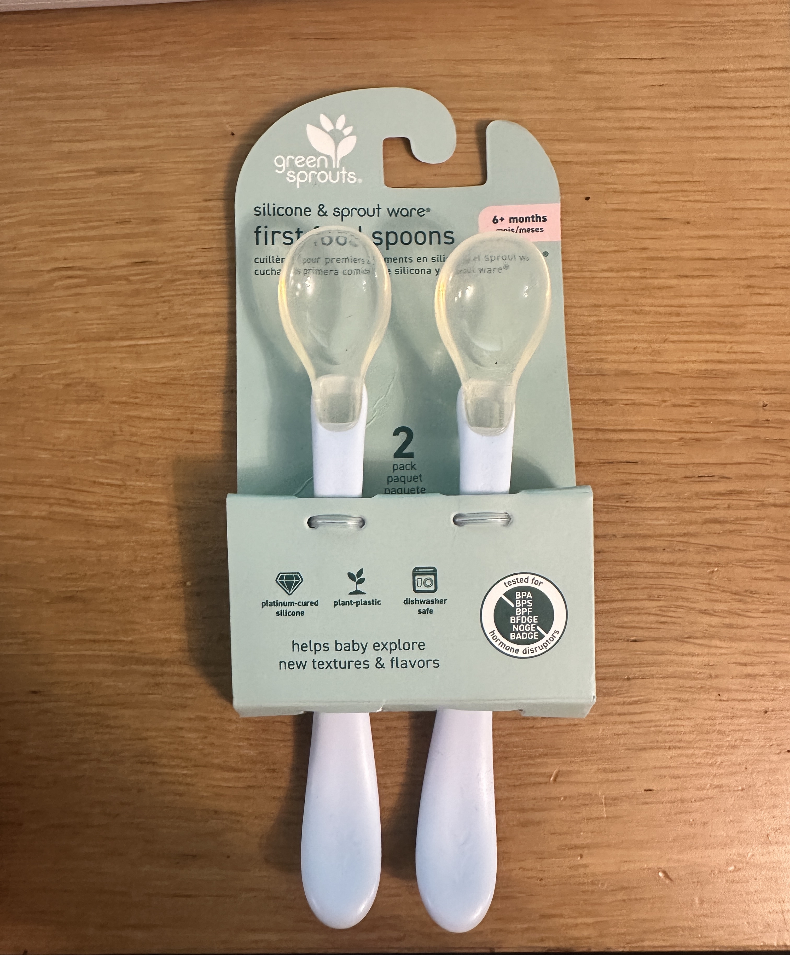 green sprouts Silicone and Sprout Ware First Food Spoons