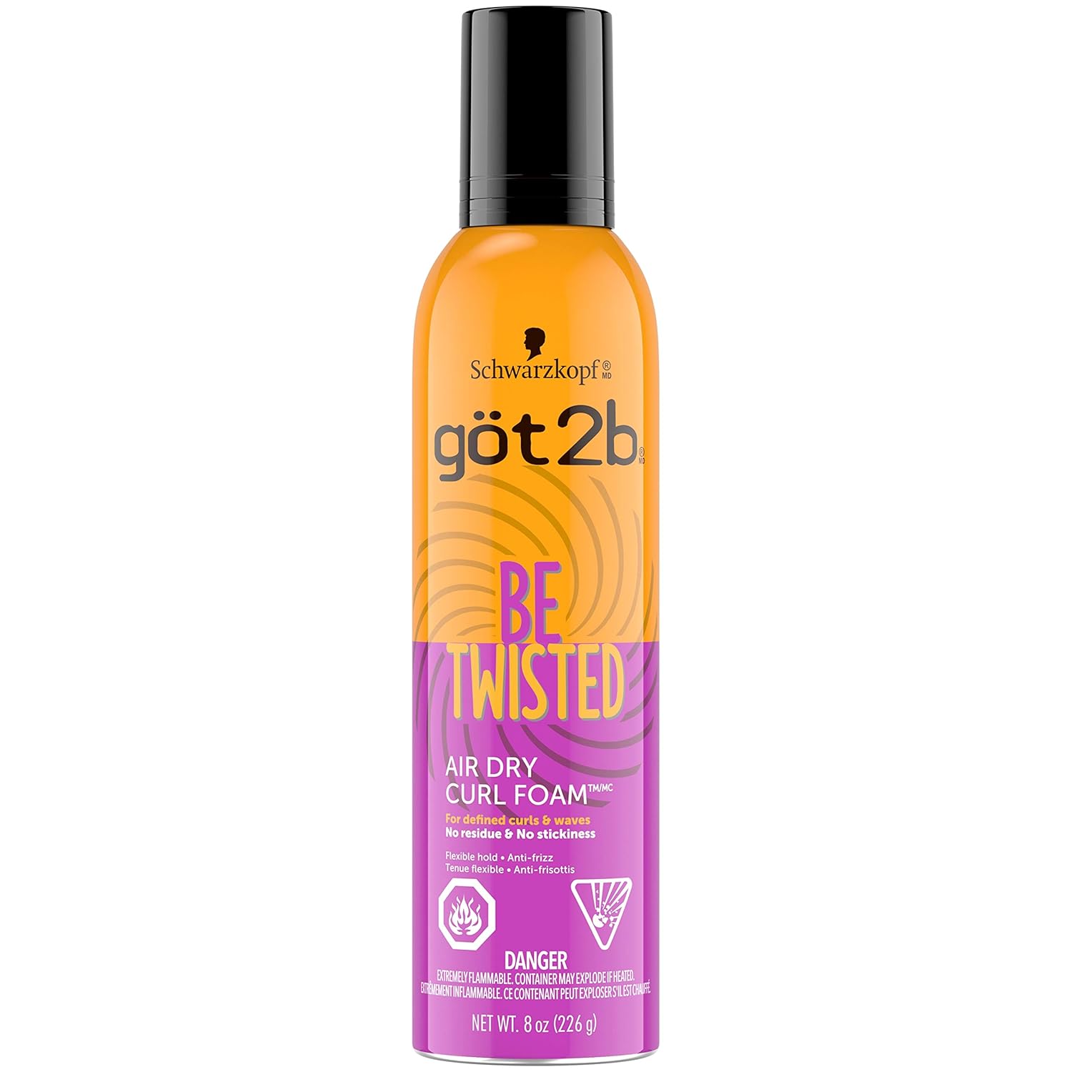 Got2b Be Twisted Air Dry Curl Foam 8 Oz 
