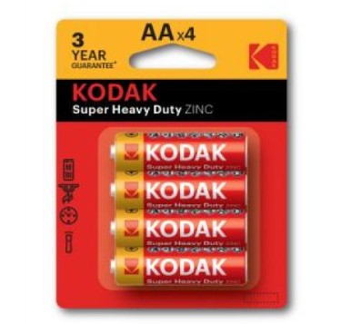 Kodak Extra Heavy Duty AA 4 Pack