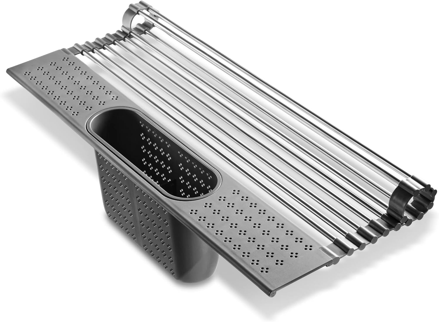 Edge Roll Up Dish Drainer, Drying Rack 20"(L) x 11.02"(W)