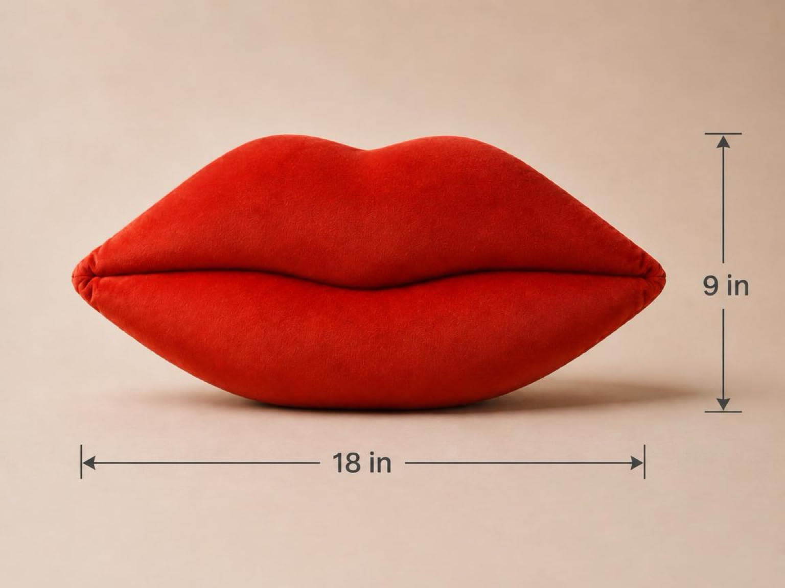 Lip Pillow, Decorative Little Pillows Soft Cute Cushion for Sofa Couch Bed Home Decor