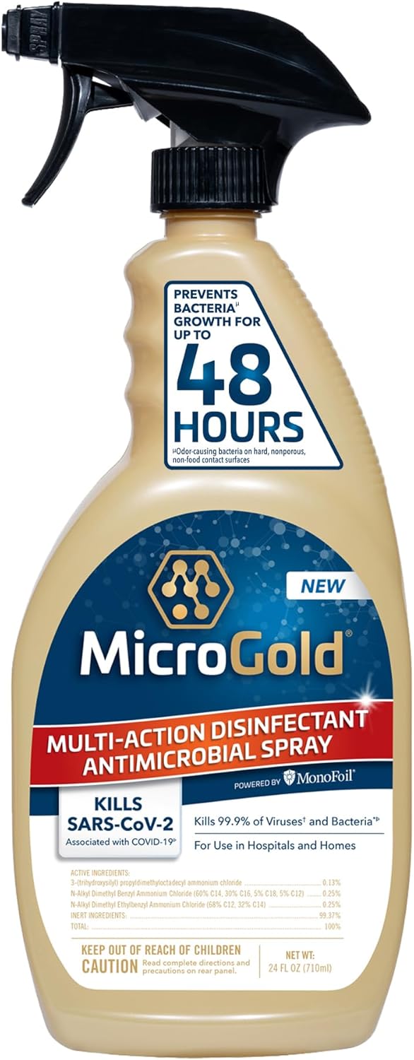 MicroGold Multi-Action Disinfectant Antimicrobial Spray