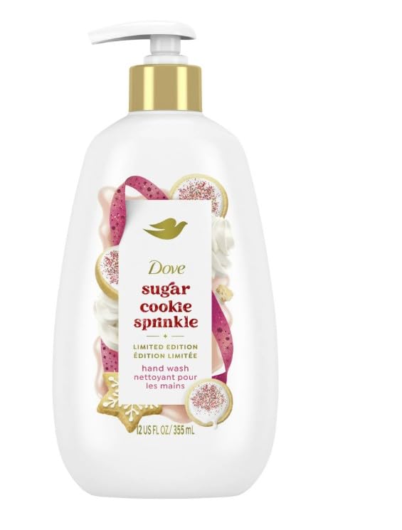 Dove Sugar Cookie Liquid Hand Wash for Deep Nourishment Holiday Treats Limited Edition 12 Fl Oz